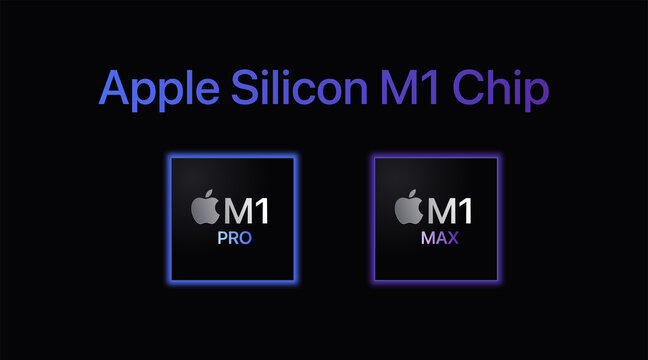 New Apple ARM chip M1 PRO and M1 MAX - Chip designed specifically for Mac - Incredible performance - Custom technologies - Revolutionary power efficiency - October 18, 2021