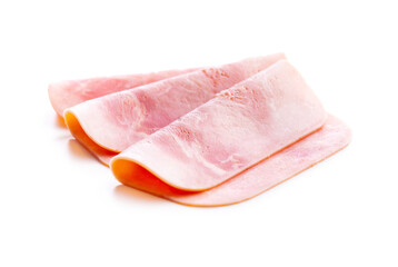 Sliced pork ham