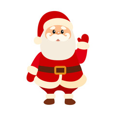 Santa Claus. Christmas character. Illustration.