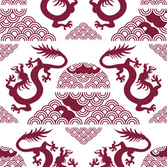 Dragon japanese pattern 5