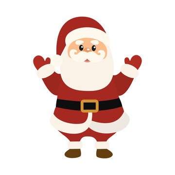 Santa Claus. Christmas character. Illustration.