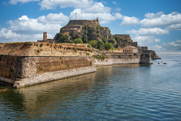 Old Venetian Fortress. Kerkyra, Corfu, Greece.