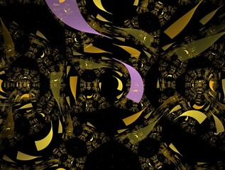 Imaginatory fractal abstract background Image