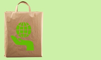 Shopping paper bag design for casual