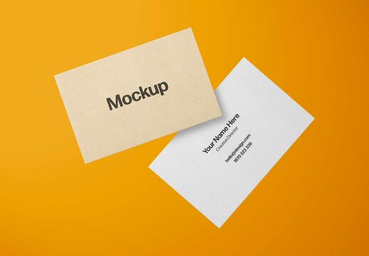 Clean Business Card Branding Mockup