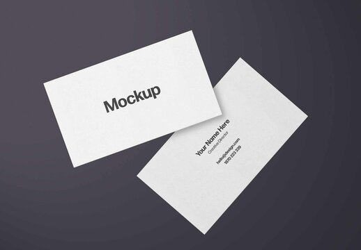 Minimal Business Card Branding Mockup