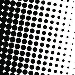 Black halftone background. Black polka dot. Halftone pattern. Modern Halftone Background, backdrop, texture, pattern. Vector illustration. Halftone Backdrop.