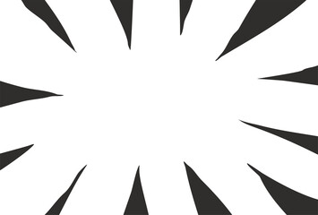 2022年　年賀状　寅　集中線