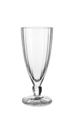Beautiful empty glass isolated on white background