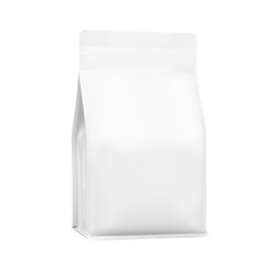 Realistic bag isolated on white background. Isometric view. Vector illustration. Can be use for template your design, presentation, promo, ad. EPS 10.