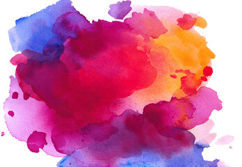 Hand drawn watercolor background. Abstract texture for cards and flyers