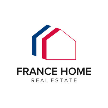 france home logo icon vector template