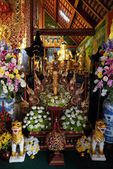 offering in a thai temple