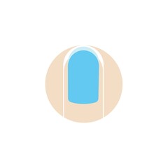 Nail, menicure logo vector