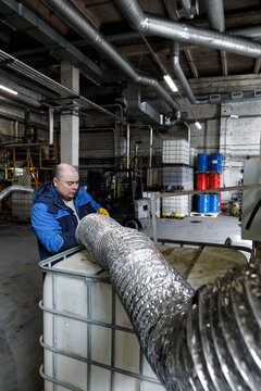 Vapor evacuation pipe 