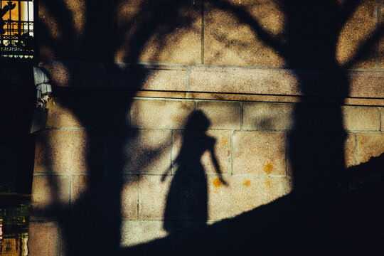 The figure of a girl.