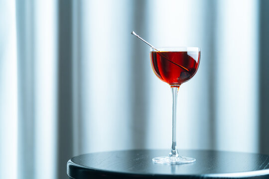 Glass of classy cocktail 