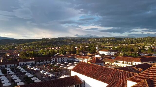 Colombian small town.