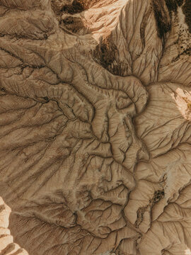Aerial view of the Bardenas Reales Desert 
