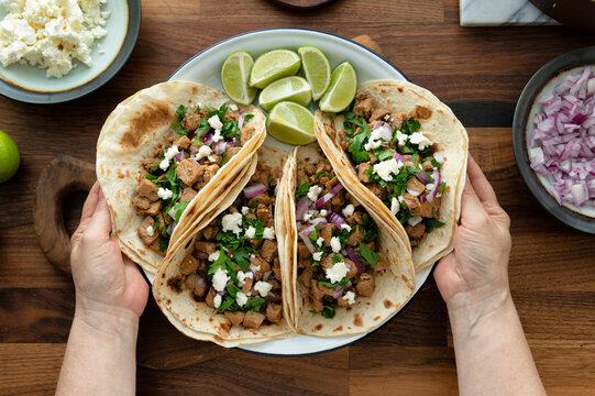 Mexican tacos pork carnitas
