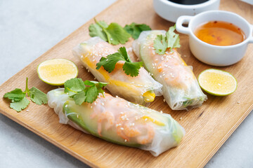 Vietnamese spring rolls