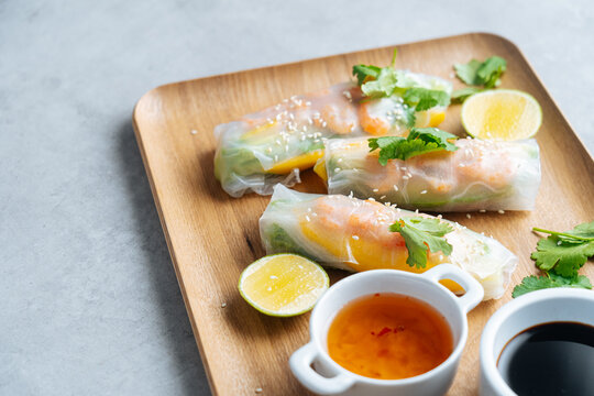 Vietnamese spring rolls