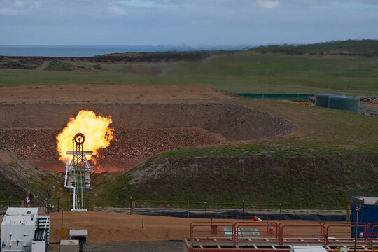 Gas site flare