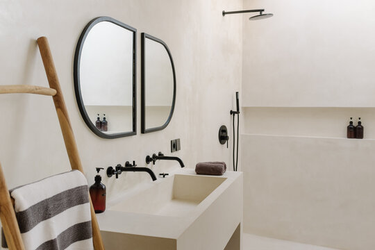 Modern White Bathroom