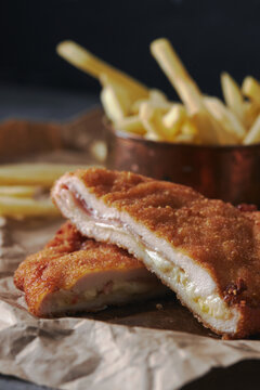 Fried Chicken Breasts.