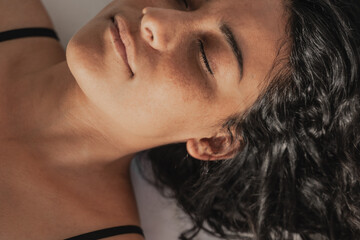 Close Up Of Woman Face