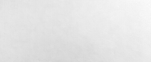 Panorama of White genuine cow leather of the sofa texture and background seamless
