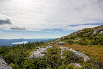 Fototapeta na wymiar Little Jackson Mountain in Phillips, Maine