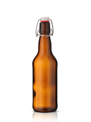 glass old beer bottle
