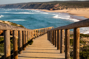 Obraz premium Beach stair