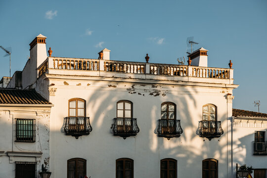 Old residential apartment building
