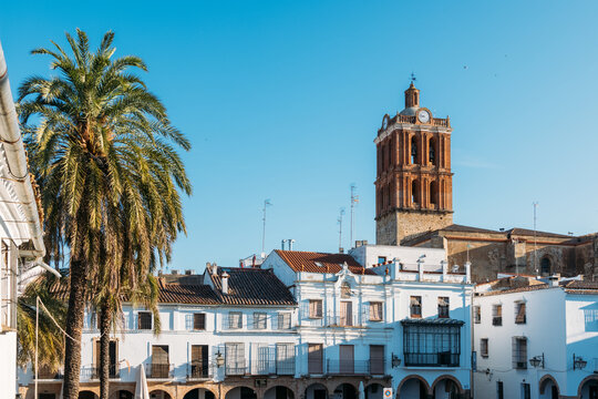 Cityscape of old town in mountains