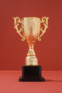 Golden Trophy Studio Shot