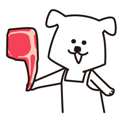 色加工ok いぬ素材No.59 ラム肉