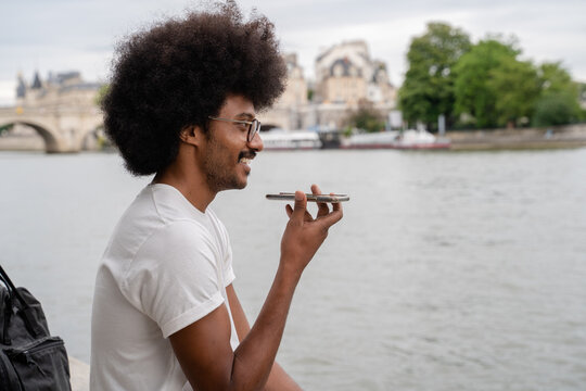 Man Using Phone In The City