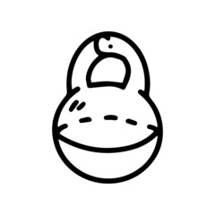geometric handlebody line vector doodle simple icon