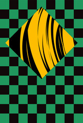 寅　年賀状　虎柄　背景
