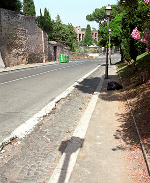 Aventine and Palentine Hills, Downtown Rome in Summer