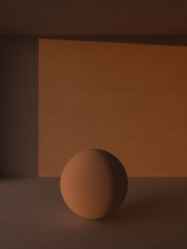 Abstract Space With Sphere