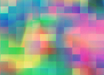 Colorful Holographic Wrap Pattern