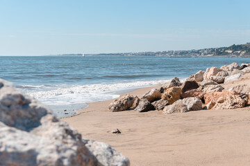 View of Lisbon beach
