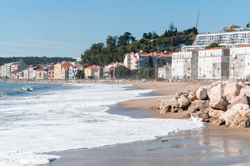 View of Lisbon beach