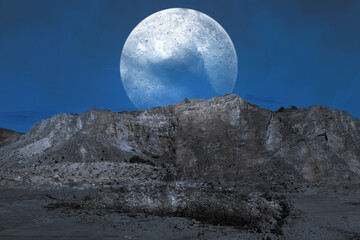 Spooky rock hills