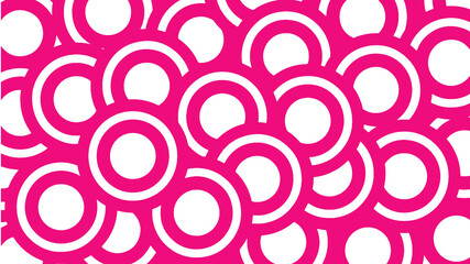 Pink seamless pattern with circles, Gift Wrap
