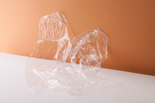 Still life of cooking sheet plastic wrap