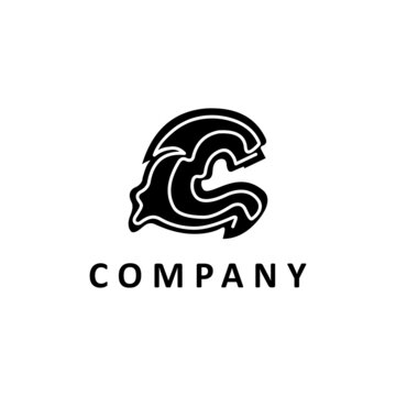 Abstract Letter C logo design
